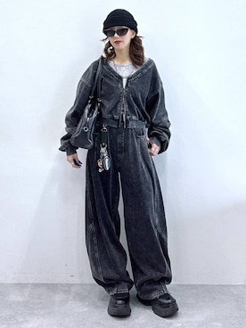 saeさん（レディース・152cm）の冬コーディネート