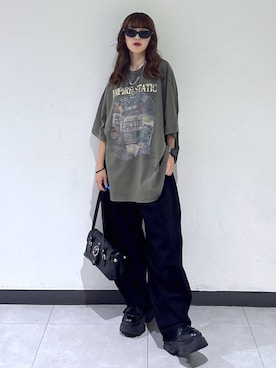 「PBLIM（ページボーイリム）のアイテム」を使った、saeさん（レディース・152cm）の夏コーディネート
