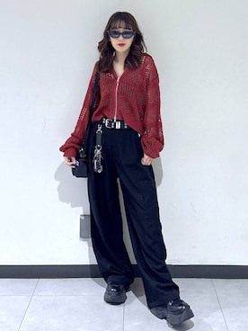 「PAGEBOY（ページボーイ）のアイテム（パンツ）」を使った、saeさん（レディース・152cm）の春コーディネート