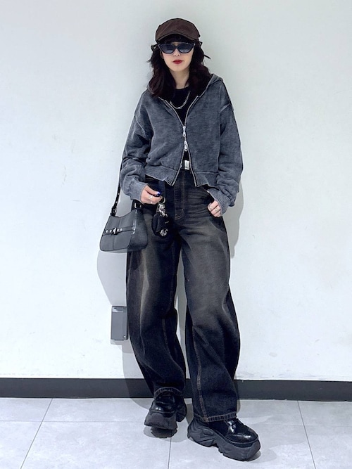 レースアップソックスブーツ