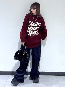 「PBLIM（ページボーイリム）のアイテム」を使った、saeさん（レディース・152cm）の冬コーディネート