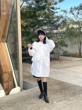 「新星WEARISTAにエントリー」｜「アイテム（キャップ）」を使った、いいさん（レディース・160cm）の冬コーディネート