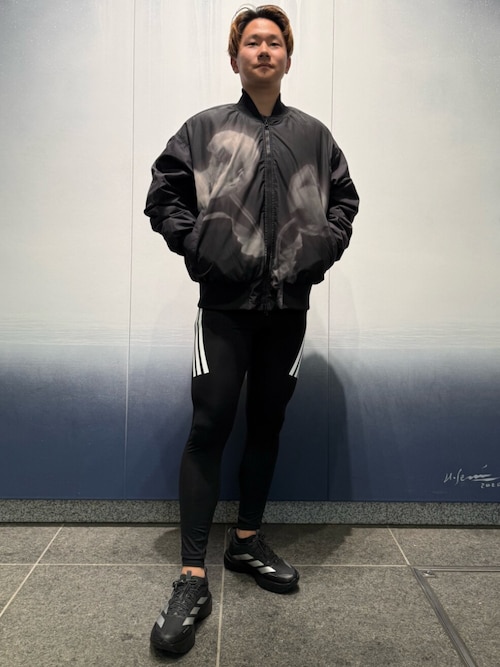adidas by Stella McCartney プリント柄ウーブン ボンバー【adidas by