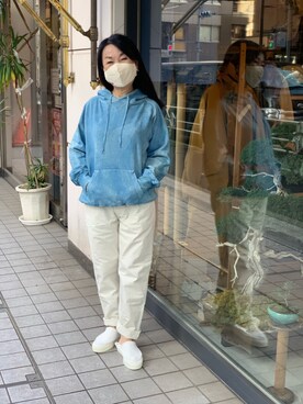 「OMNIGOD（オムニゴッド）のアイテム」を使った、323211yyさん（レディース・148cm）の春コーディネート