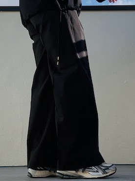 「MONKEY TIME（モンキータイム）のアイテム（パンツ）」を使った、ゆふすんさん（メンズ・165cm）の冬コーディネート