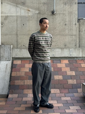 「HUF（ハフ）のアイテム」を使った、Hayatoさん（メンズ・176cm）の春コーディネート