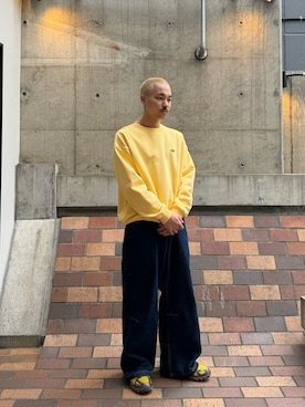 「HUF（ハフ）のアイテム」を使った、Hayatoさん（メンズ・176cm）の冬コーディネート