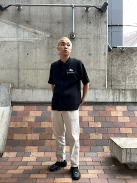 HUF（ハフ）の「SCRIPT POLO / HUF ポロシャツ（ポロシャツ）」 - WEAR