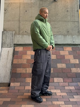 「HUF」｜「アイテム（ジャケット/アウター）」を使った、Hayatoさん（メンズ・176cm）の冬コーディネート