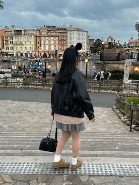 「AS KNOW AS plus（アズノゥアズプラス）のアイテム」を使った、annnindyさん（レディース・166cm）の冬コーディネート