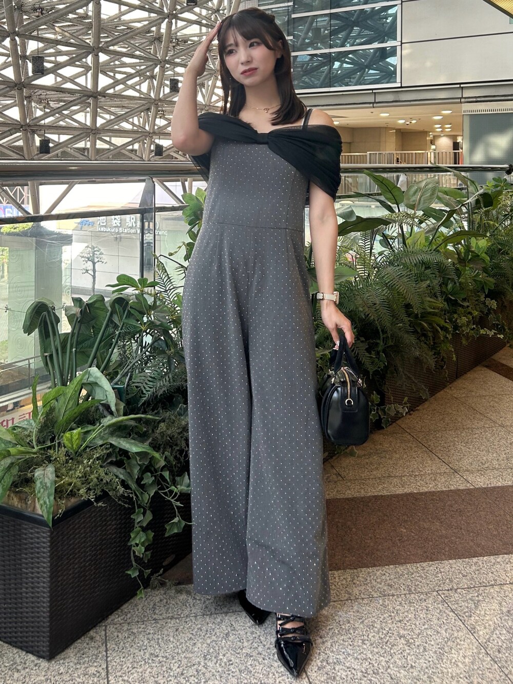 ナイスクラップ　【Black collection】リボンロンパース　ダーリッチ Black collection】リボンロンパース | one after another NICE