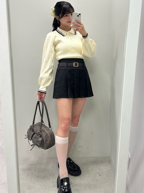 ZOZOTOWN限定商品】ハートボタンケーブルニット（ニット/セーター