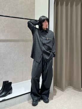 村田　光寿さん（メンズ・168cm）の冬コーディネート