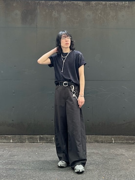 「アイテム（ウォレットチェーン）」を使った、村田　光寿さん（メンズ・168cm・20代）の夏コーディネート