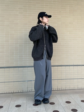 村田　光寿さん（メンズ・168cm）の冬コーディネート