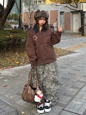 「冬コーデ」｜SHIORIさん（レディース・152cm）の秋コーディネート