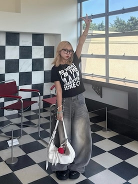 「アイテム（パンツ）」を使った、SHIORIさん（レディース・152cm）の夏コーディネート