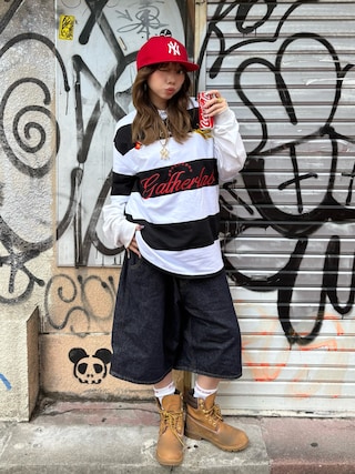 「VIBGYOR(ヴィブジョー)のブリンブリンネックレス NY(ネックレス)」を使った、SHIORIさん(レディース・152cm)の秋コーディネート
