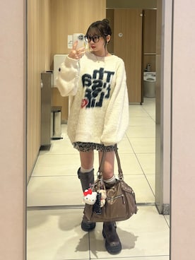 「FOREVER 21（フォーエバー トゥエンティーワン）のアイテム」を使った、SHIORIさん（レディース・152cm）の秋コーディネート