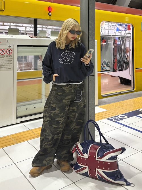 WONEM☆ウォンエム☆カモフラージュサイドラインパンツ☆迷彩☆新品☆ WONEM☆ウォンエム☆カモフラージュサイドラインパンツ☆迷彩☆新品