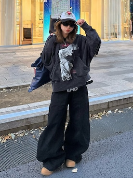 SHIORIさん（レディース・152cm）の冬コーディネート