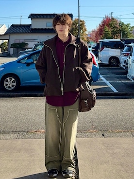 「アイテム（ブルゾン）」を使った、opira75さん（メンズ・179cm）の秋コーディネート