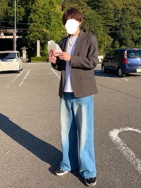 「アイテム（ピアス（両耳用））」を使った、opira75さん（メンズ・179cm）の秋コーディネート