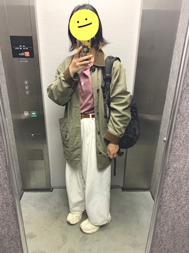 「ORVIS（オービス）のアイテム」を使った、かえさん（レディース・166cm）の秋コーディネート