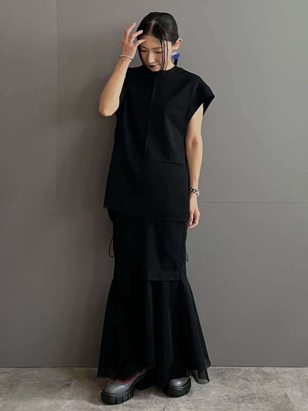 un3d. つけ袖 新品タグ付✨️】UN3D. COCOON SK 変形スカート UN3D