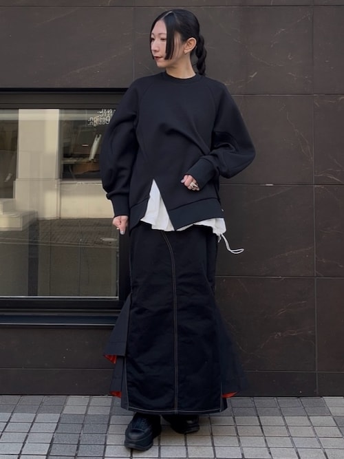 UN3D. 　MA-1ドッキングデニムスカート MA-1 DOCKING DENIM SKIRT | デニムスカート | WOMEN'S（ウィメンズ
