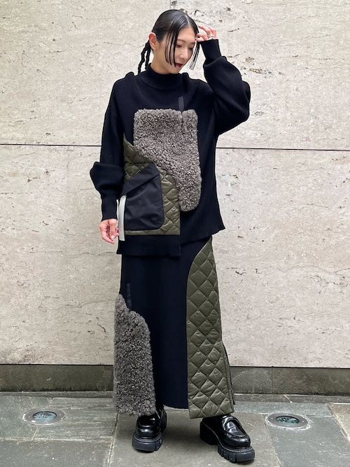 UN3D. SOLE PLUMP LOAFER / アンスリードプランプローファー