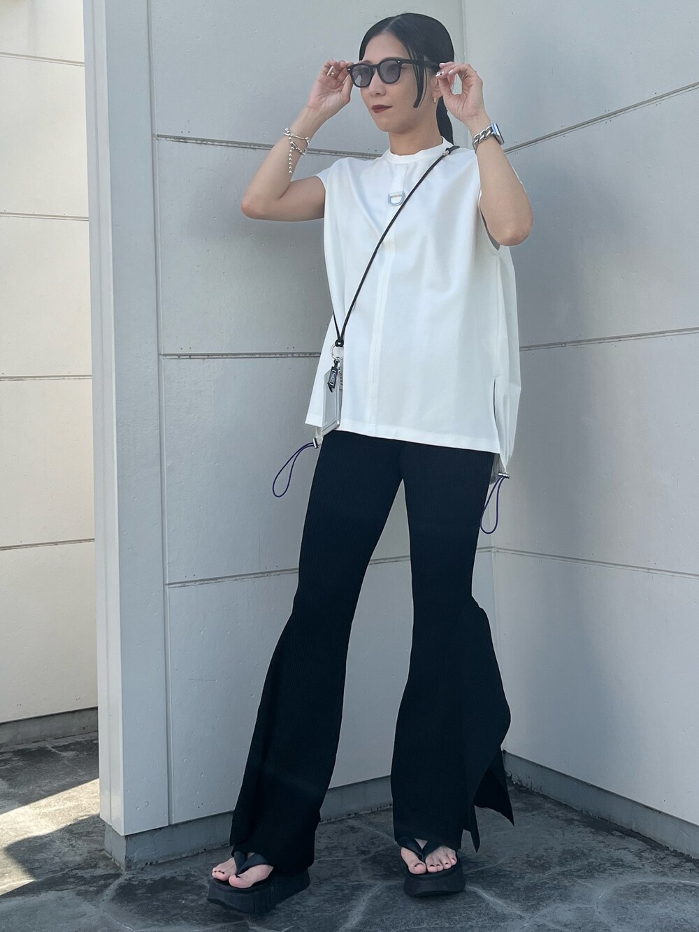 UN3D. SIDE PARTS KNIT PT / サイドパーツニットパンツ UN3D.（アンスリード）の「SIDE PARTS KNIT PT / サイドパーツ