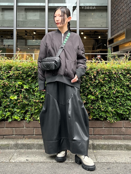 MA-1 HALF-ZIP TOP【セットアップ着用可能】 / MA-1ハーフジップ