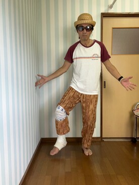 「XXX（マミロ）のアイテム」を使った、mickeytakemouseさん（メンズ・172cm）の秋コーディネート