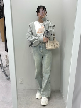 mokaさん（レディース・159cm）の夏コーディネート