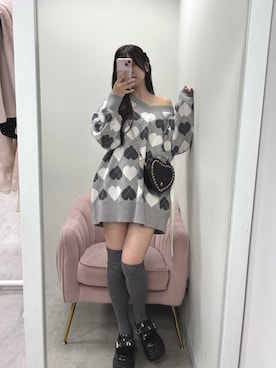 mokaさん（レディース・159cm）の冬コーディネート