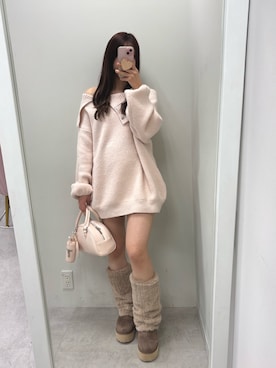 mokaさん(レディース・159cm)の冬コーディネート