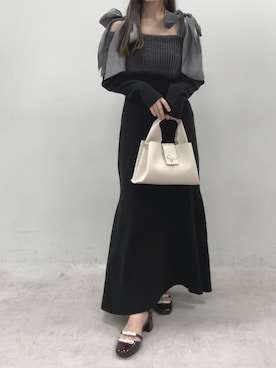 「nice claup」｜「アイテム（ワンピース/ドレス）」を使った、mokaさん（レディース・159cm）の秋コーディネート