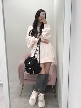 mokaさん(レディース・159cm)の冬コーディネート