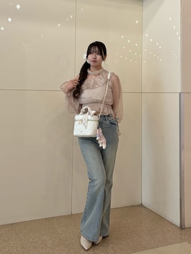 mokaさん（レディース・159cm）の冬コーディネート