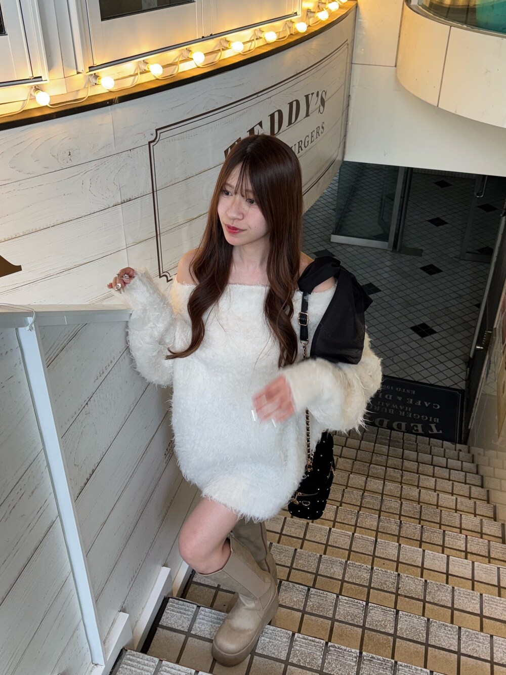 メリーカールニットチュニック ナイスクラップ / メリーカール