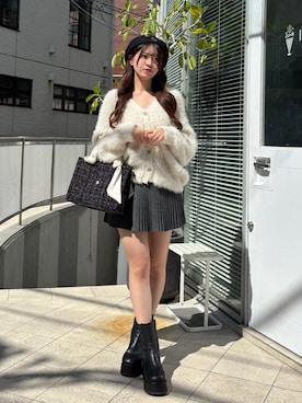 「one after another NICE CLAUP（ワンアフターアナザーナイスクラップ）のアイテム」を使った、mokaさん（レディース・159cm）の秋コーディネート