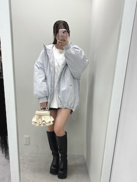 「one after another NICE CLAUP（ワンアフターアナザーナイスクラップ）のアイテム（スウェット）」を使った、mokaさん（レディース・159cm）の秋コーディネート