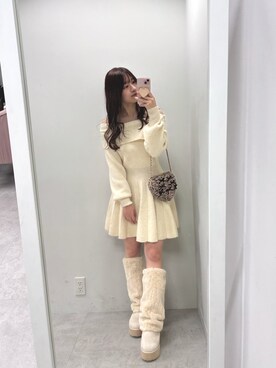 「nice claup」｜「アイテム（ワンピース/ドレス）」を使った、mokaさん（レディース・159cm）の秋コーディネート