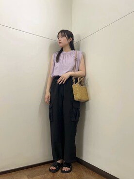 Moeさん（レディース・168cm）の夏コーディネート