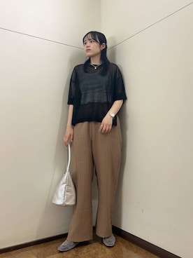 「アイテムズ」｜Moeさん（レディース・168cm）の春コーディネート