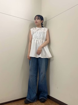 「アイテムズ」｜Moeさん（レディース・168cm）の夏コーディネート