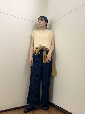 「アイテムズ」｜Moeさん（レディース・168cm）の夏コーディネート