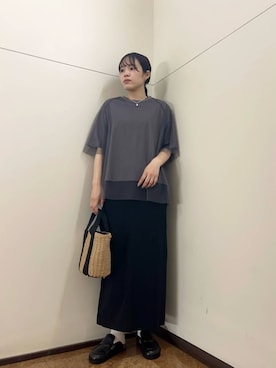 「アイテムズ」｜Moeさん（レディース・168cm）の夏コーディネート