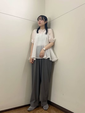 「アイテムズ」｜Moeさん（レディース・168cm）の春コーディネート
